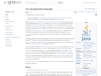 Java (programming language) - Wikipedia
