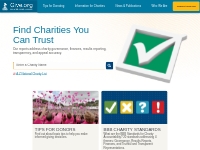   	Find Best Charities To Donate | Charity Ratings, Reviews