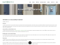 Accessibility Statement   Hart Hotels