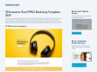 33 Awesome Free HTML5 Bootstrap Templates 2021