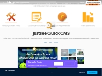 Justsee Quick CMS -- We are offering the service of website designing,
