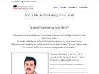 Digital Marketing Scientist(TM)   Social Media Marketing Consultant Hy