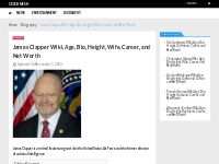 James Clapper Wiki, Age, Bio, Height, Wife, Career, and Net Worth