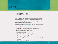 Twenty-Five | Matt Mullenweg