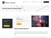 Security Guard Services - Security Companies in NYC - Narrow