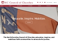 NC Council of Churches - Strength in Unity, Peace through Justice