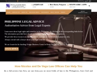 Home - Law Firm in Metro Manila, Philippines | Corporate, Family, IP l