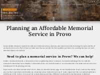 Planning an Affordable Memorial Service in Provo - Nelson Family Mortu