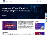 Comparing SEO and SEM: Which Strategy Is Right