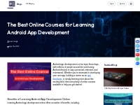 The Best Online Courses for Learning Android App Development