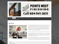 About Us - Stair Railings Vancouver - Points West Finishing Port Coqui