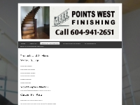 Products and Services - Stair Railings Vancouver - Points West Finishi