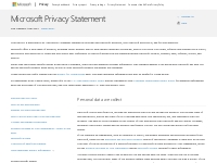 Microsoft Privacy Statement - Microsoft privacy