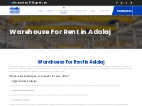 Warehouse For Rent in Adalaj | RSH Consultant