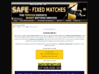 Fixed Matches 100% Safe - betting football fixed matches, soccer fixed