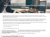 Why Use The Best Live Chat Plugin For Your WordPress Website?