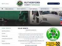 Welcome | Solid Waste Department - Rutherford County, TN