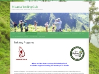 Trekking Programs   Sri Lanka Trekking Club
