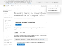 Returning items you bought from Microsoft for exchange or refund - Mic
