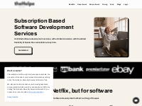 Subscription Based Software Development Service   theHelpe