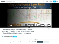Colorado Springs mesothelioma legal question? Talk to a lawyer now! 1-