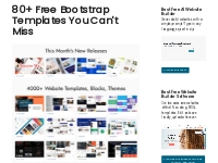 80+ Free Bootstrap Templates You Can t Miss