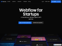 Start building for free today | Webflow for Startups