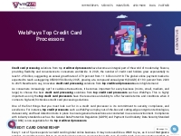 Credit Card Processing -Top Credit Card Processors in Europe