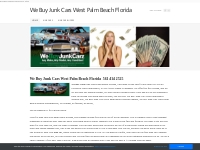 We Buy Junk Cars West Palm Beach Florida - We Buy Junk Cars West Palm 