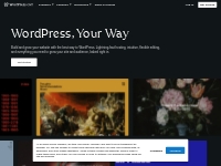 WordPress.com: Build a Site, Sell Your Stuff, Start a Blog   More