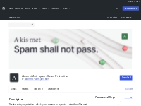 Akismet Anti-spam: Spam Protection   WordPress plugin   WordPress.org