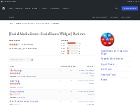[Social Media Icons - Social Icons Widget] Reviews   WordPress.org