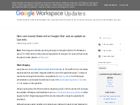  Google Workspace Updates: New community features for Google Chat and 