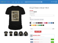 King of Clubs in Wood T-Shirt - Wow Tshirt Store Online
