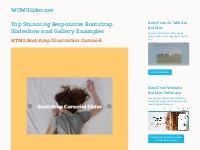 Top Stunning Responsive Bootstrap Slideshow and Gallery Examples