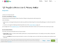 Data protection and privacy policy | 123 Reg