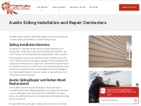Austin Home   Commercial Siding Repair | Siding Installation Contracto