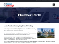 Plumber Perth | 23 Hour Plumbing | Local Plumbing Experts