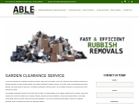 Garden Clearance Service - Rubbish Removals Essex