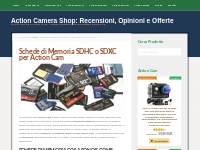 Schede di Memoria SDHC o SDXC per Action Cam e fotocamere Prezzi - 202