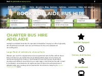 Charter Bus Hire Adelaide - Adelaide Bus Company