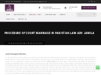 Procedure of Court Mariage In Pakistan - Free Advice