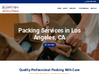 Packing Services Los Angeles - Father   Son Moving   Storage