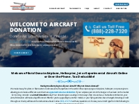 Donate Airplane or Helicopter to Charity | Aircraft Donation