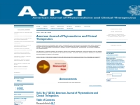 American Journal of Phytomedicine and Clinical Therapeutics