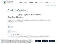 Global Code of Conduct   Policies