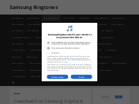 Download Free Samsung Original   Default Best Mp3 Ringtones - Samsung 