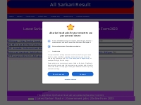 Latest Sarkari Naukri | Government jobs | Online Form 2023