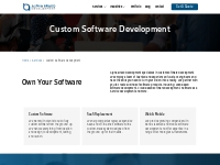 Custom Software Development | SaaS   Web | Alpha Bravo Development