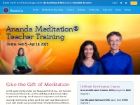 Ananda Meditation Teacher Training - Jan - Apr 2024   Ananda